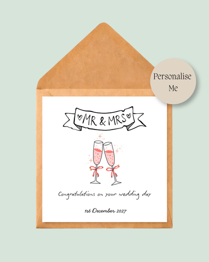 Wedding Celebration Card