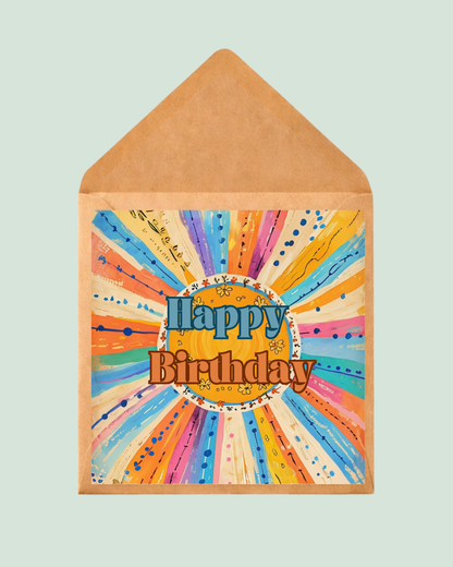 A Sunshine Birthday Card