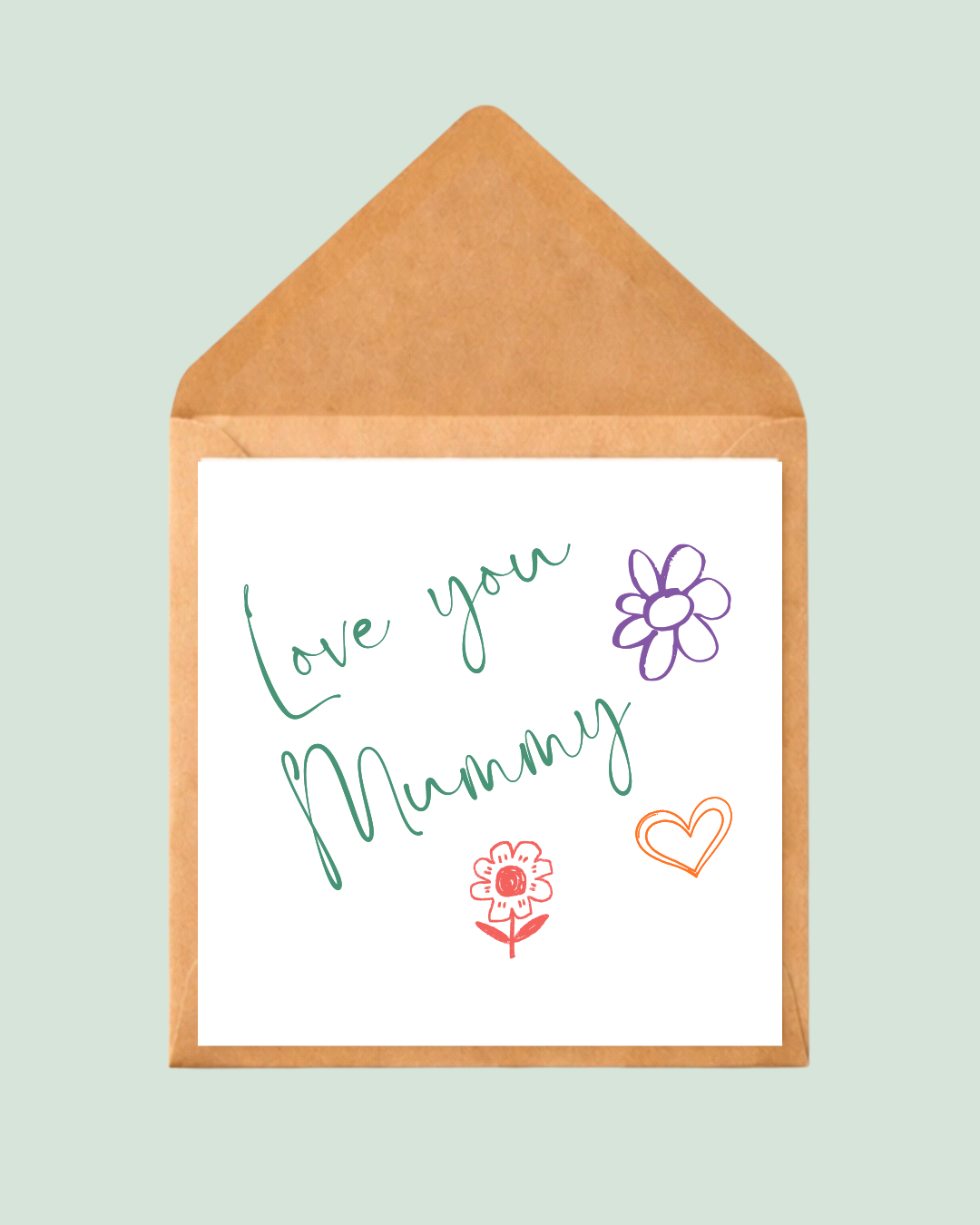 Personalised Handwritten Note - Keepsake Card