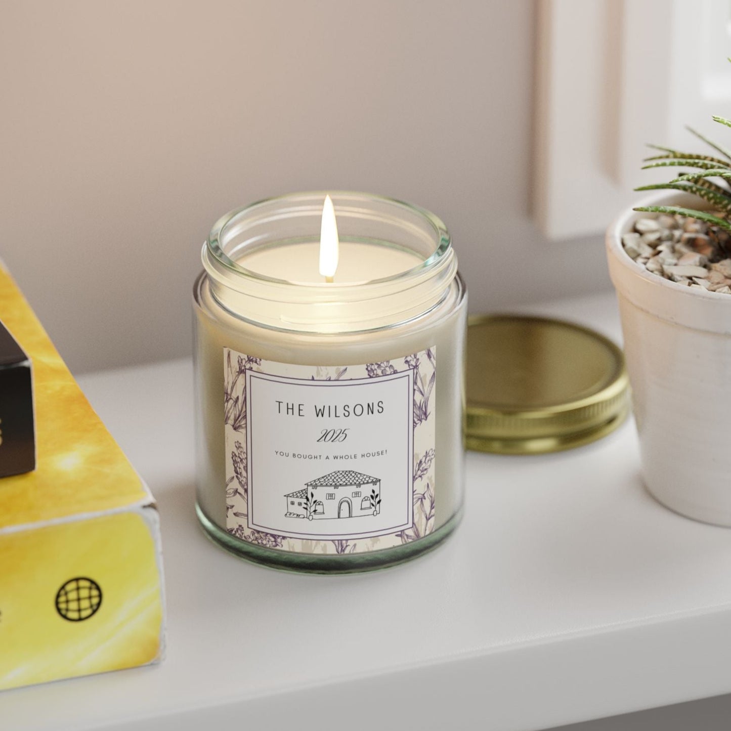 Personalized congratulations Candle