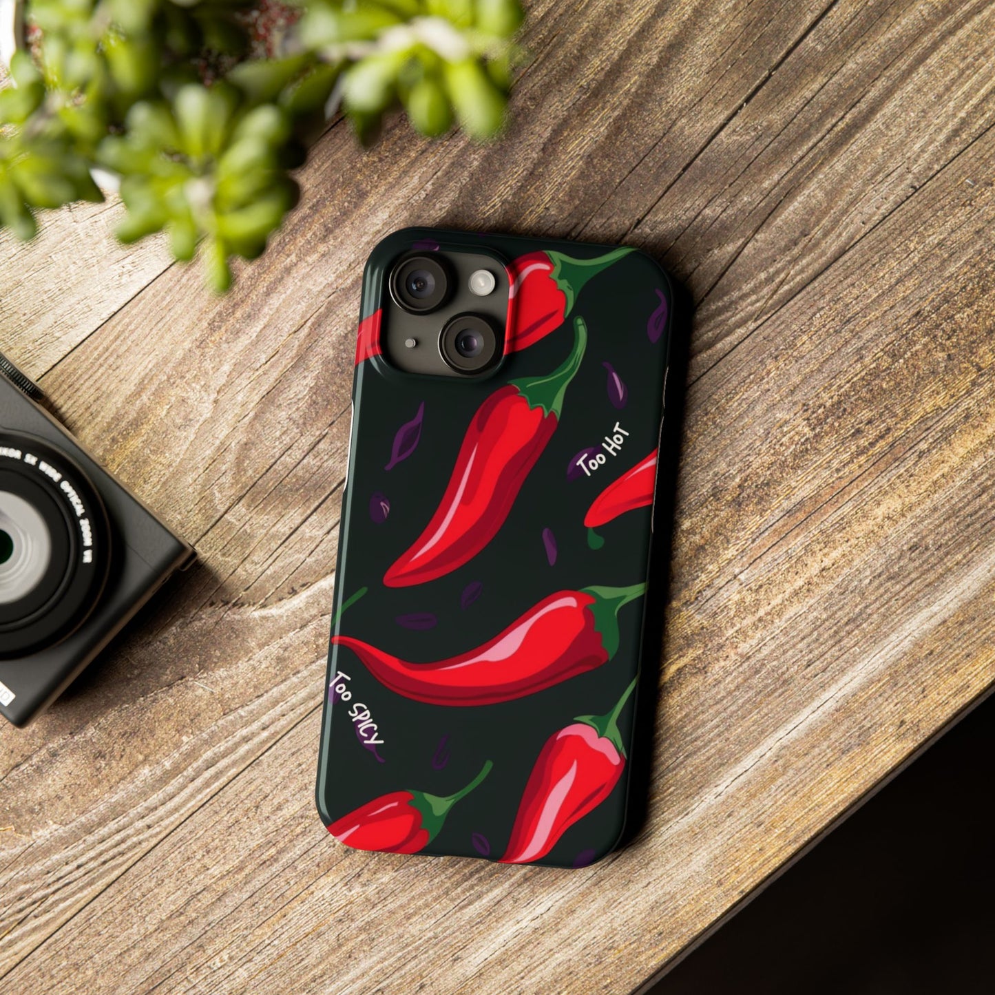 Too Hot Too Spicy Chili Phone Case