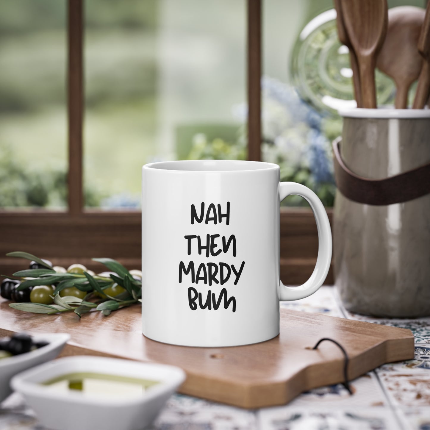 Nah Then Mardy Bum Mug
