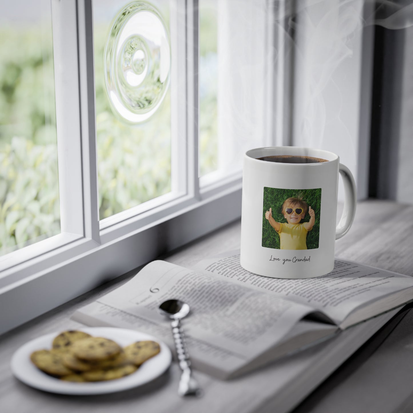 Personalised Photo & Handwriting Mug