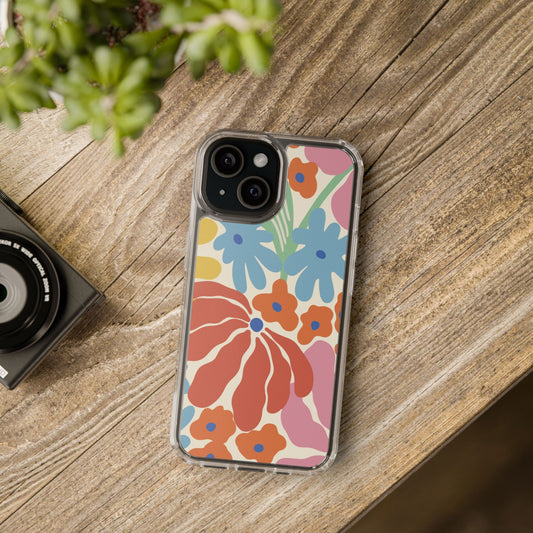 Colourful floral phone case