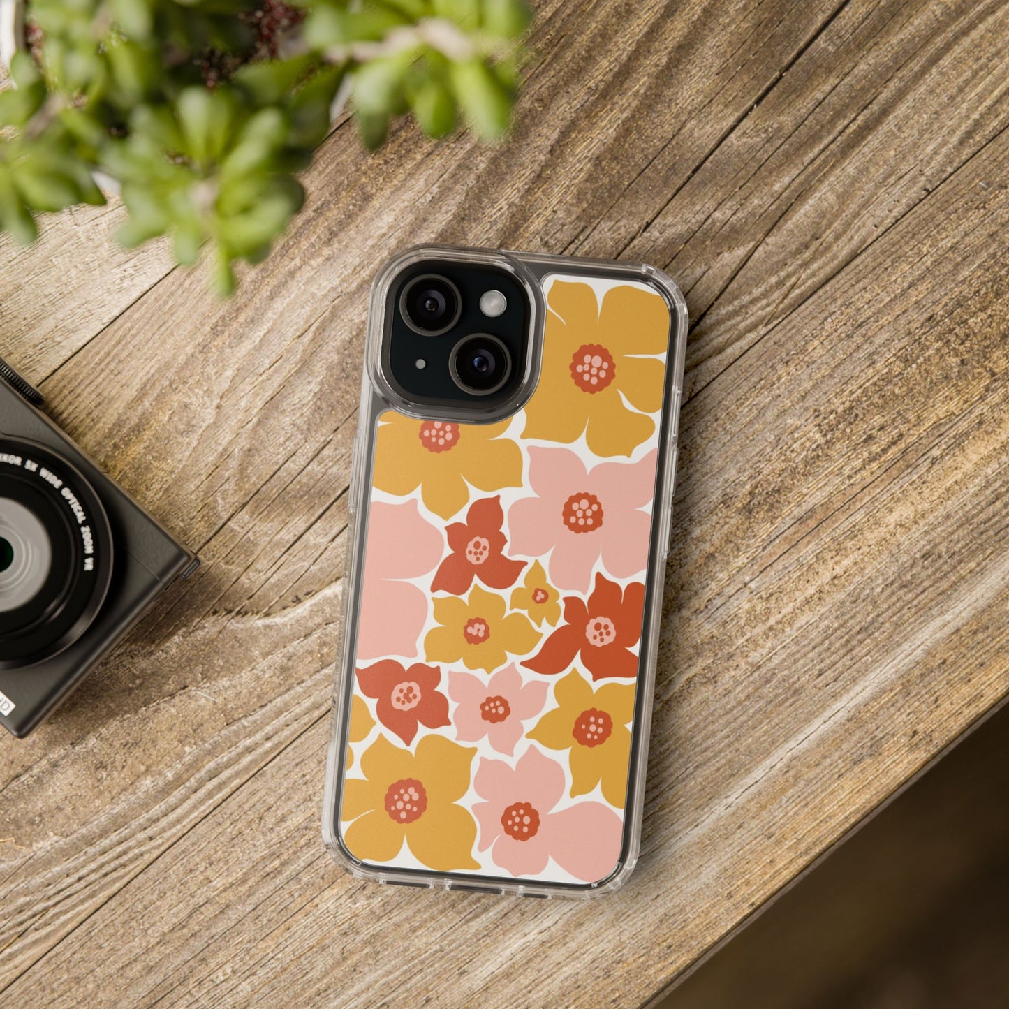 Colourful floral phone case