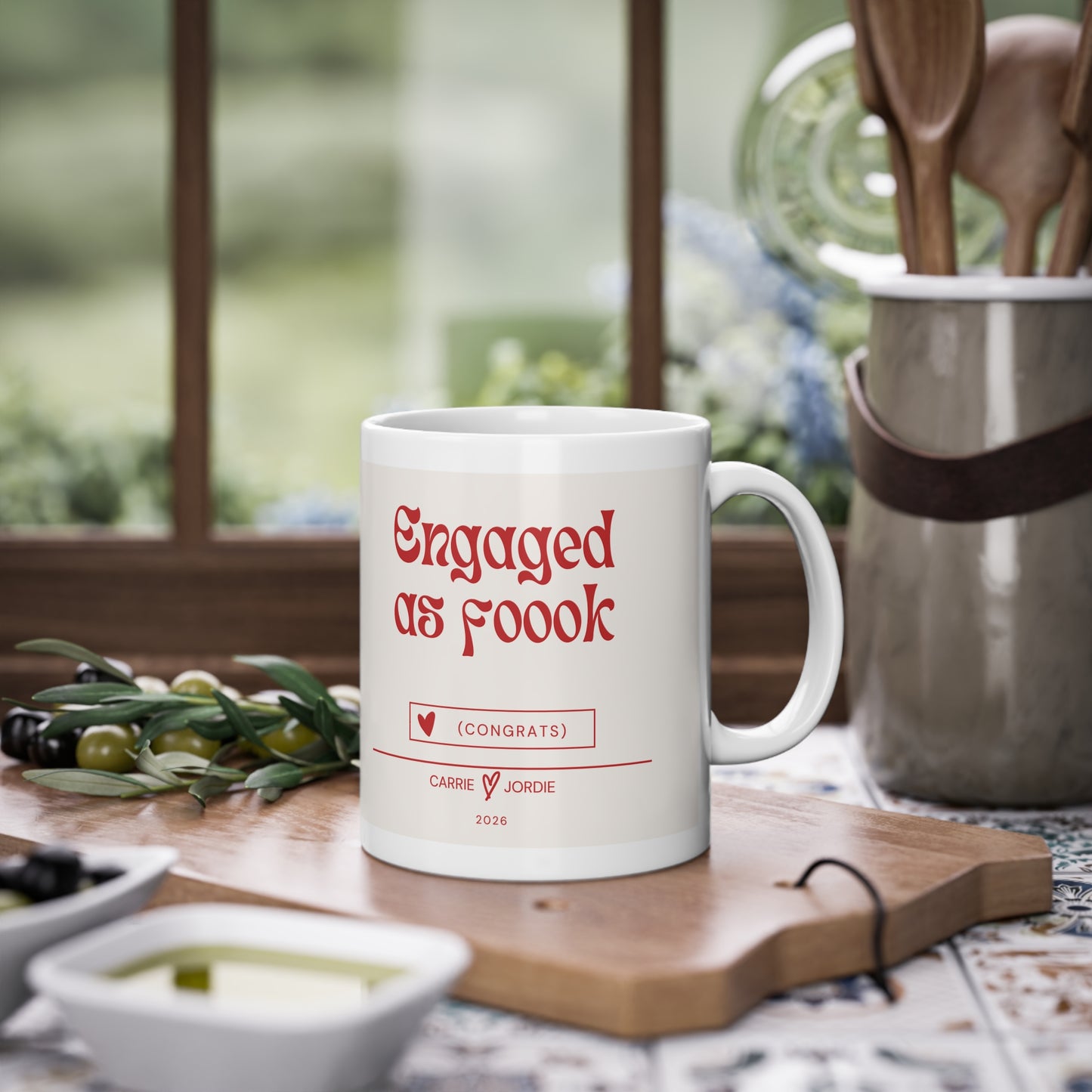 Married as Foook Mug, Personalised Milestone Gift