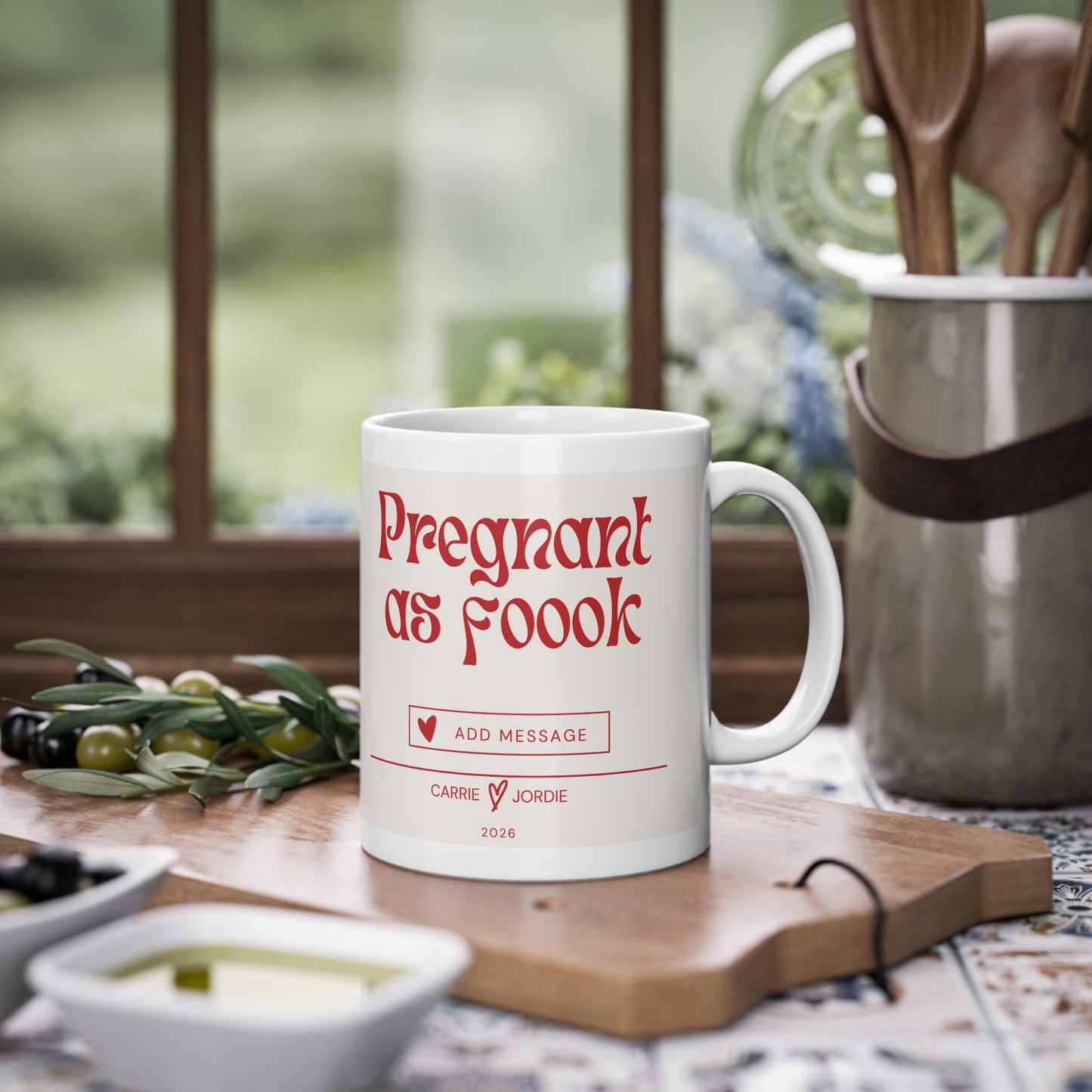 Married as Foook Mug, Personalised Milestone Gift