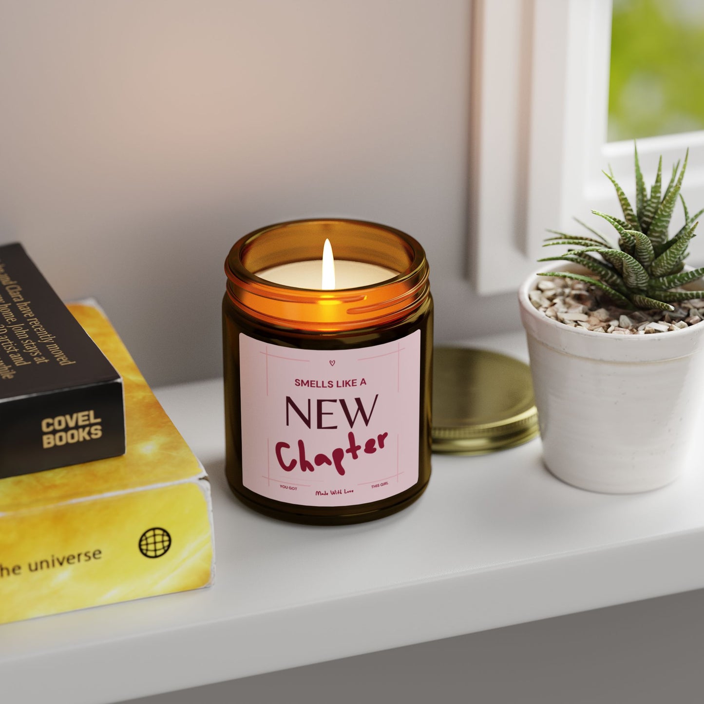 Personalised A New Chapter Candle