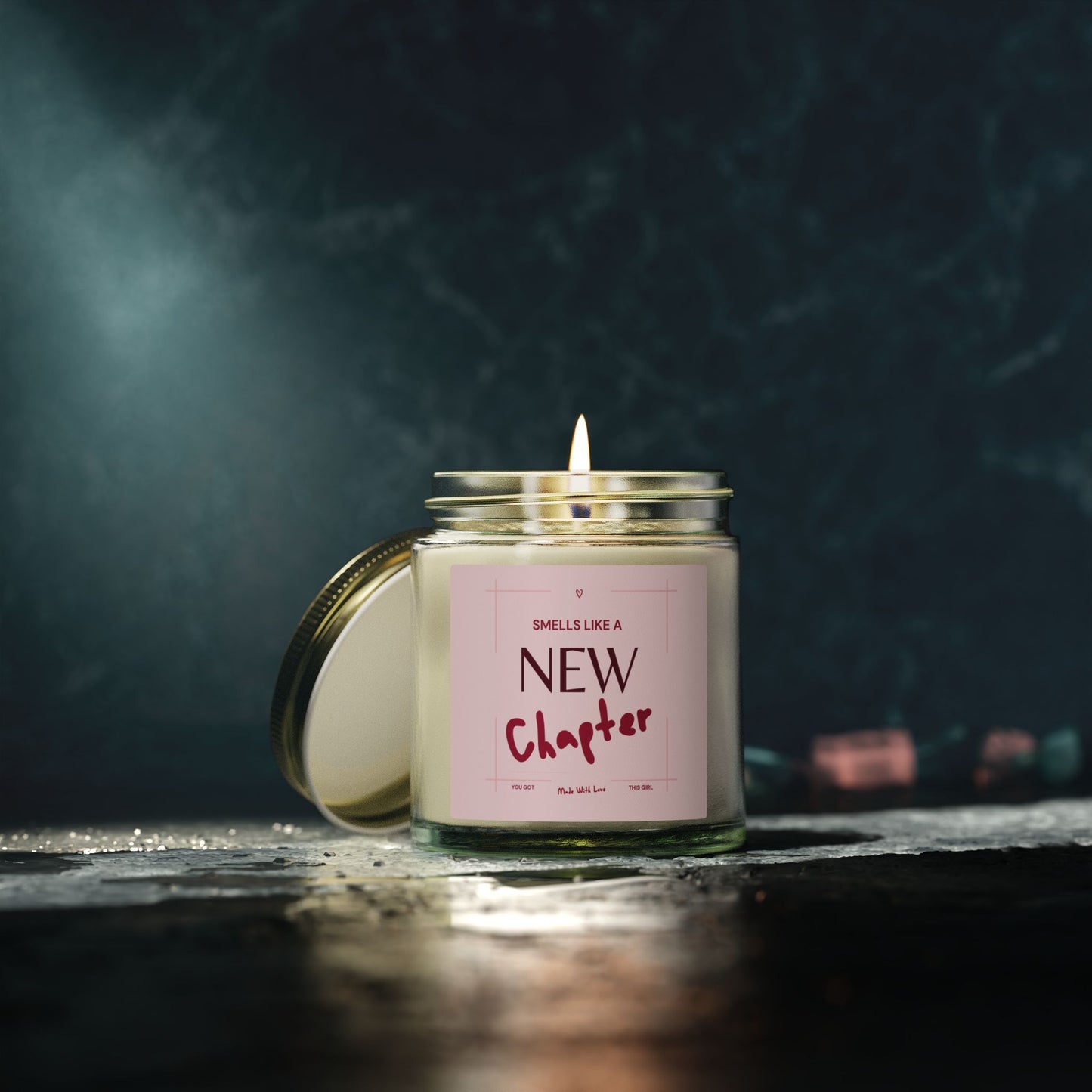 Personalised A New Chapter Candle