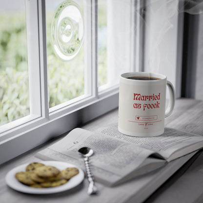 Married as Foook Mug, Personalised Milestone Gift
