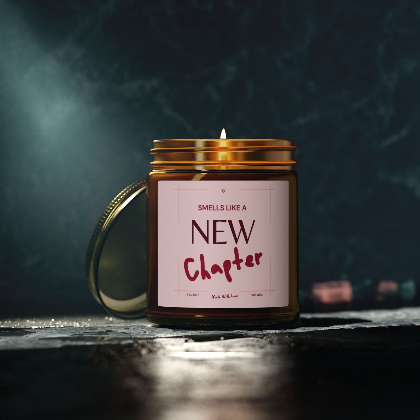 Personalised A New Chapter Candle