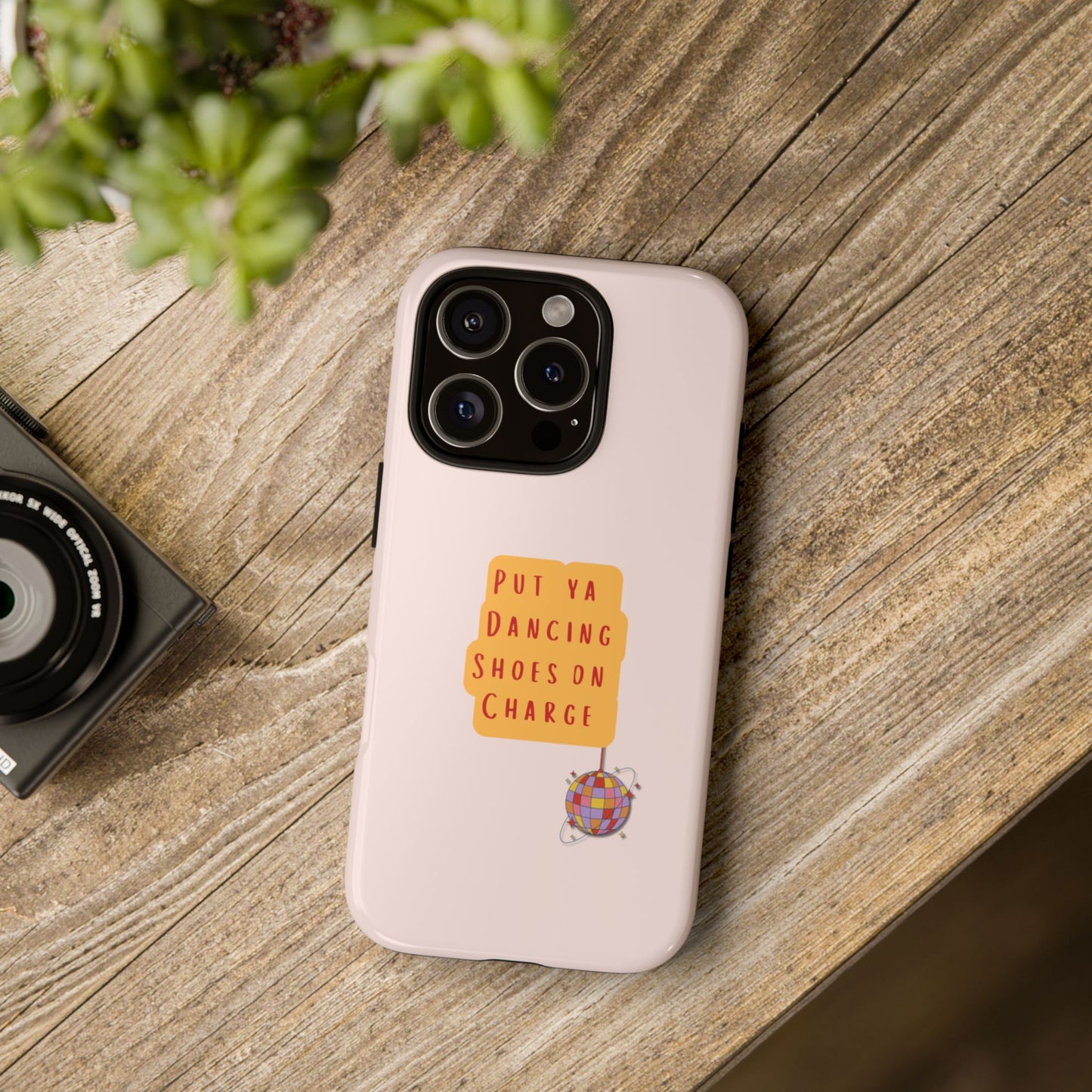 Dancing Shoes on Charge, Yorkshire Sayings Phone Case 🪩