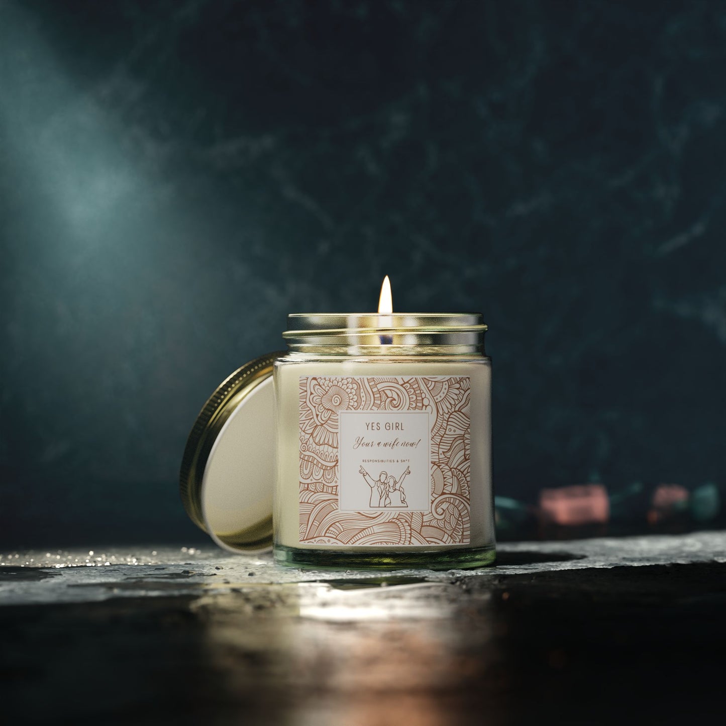 Congratulations on Becoming a Wife Candle