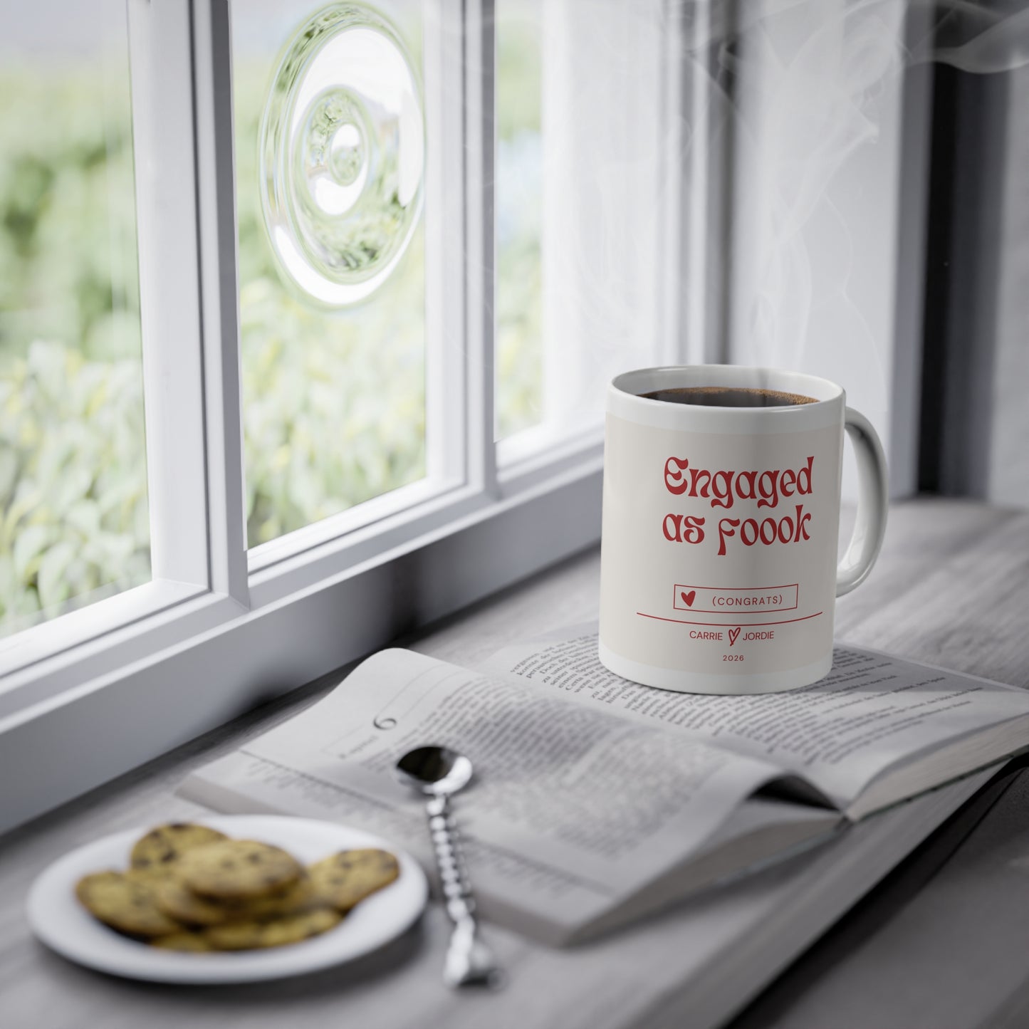 Married as Foook Mug, Personalised Milestone Gift