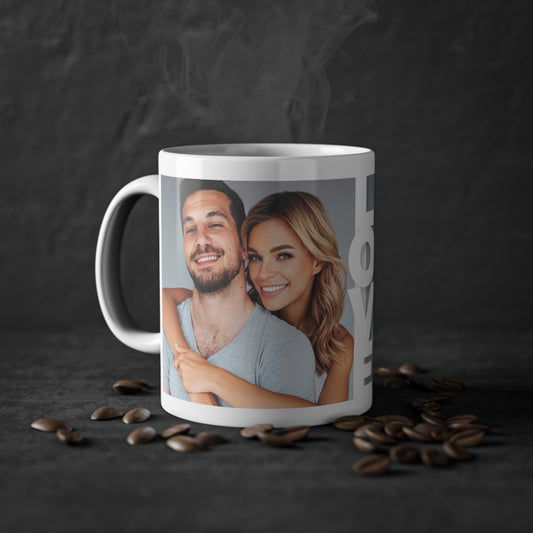 Personalised I Love You Photo Mug