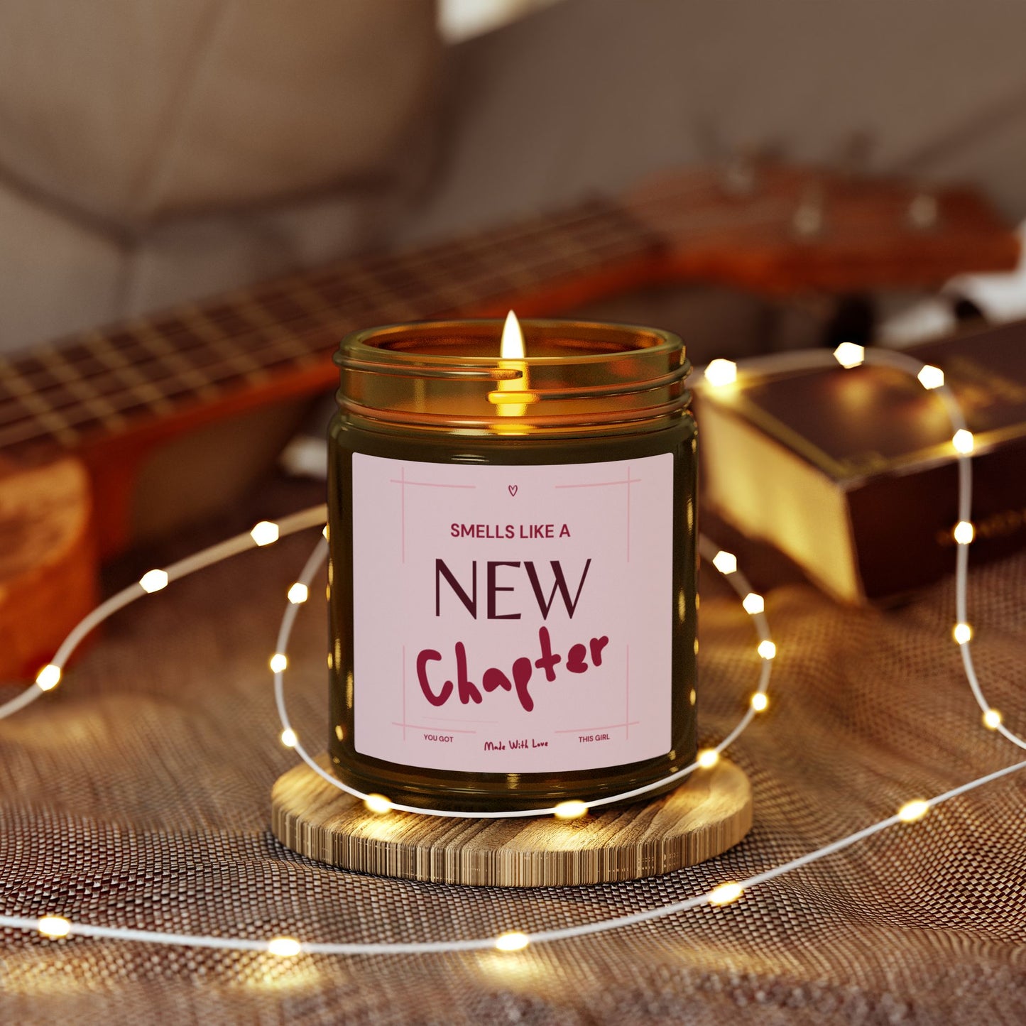 Personalised A New Chapter Candle