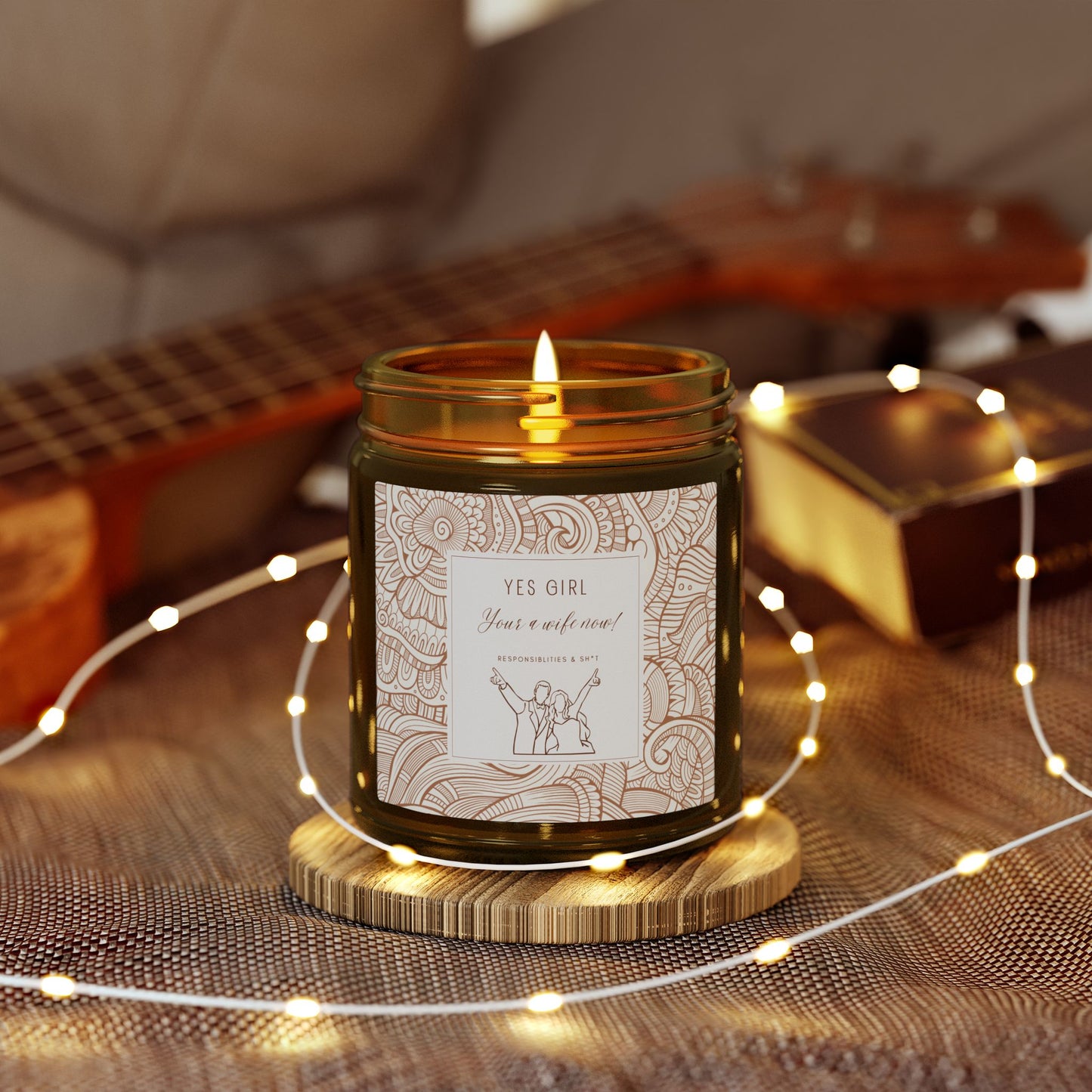 Congratulations on Becoming a Wife Candle