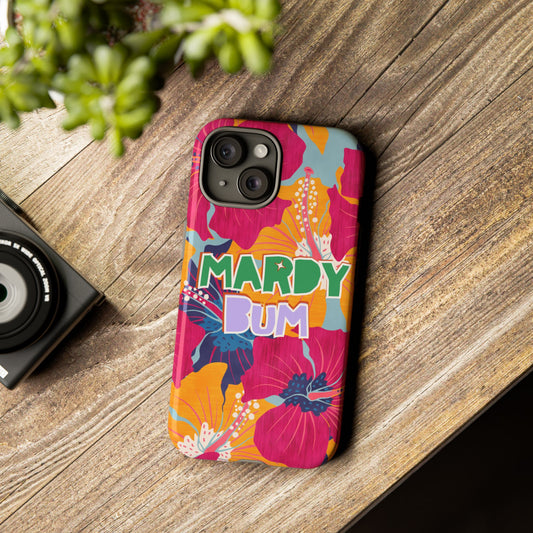 Colourful Floral Mardy Bum Phone Case