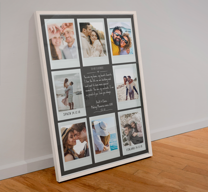 Personalised Couples Collage Photo Print