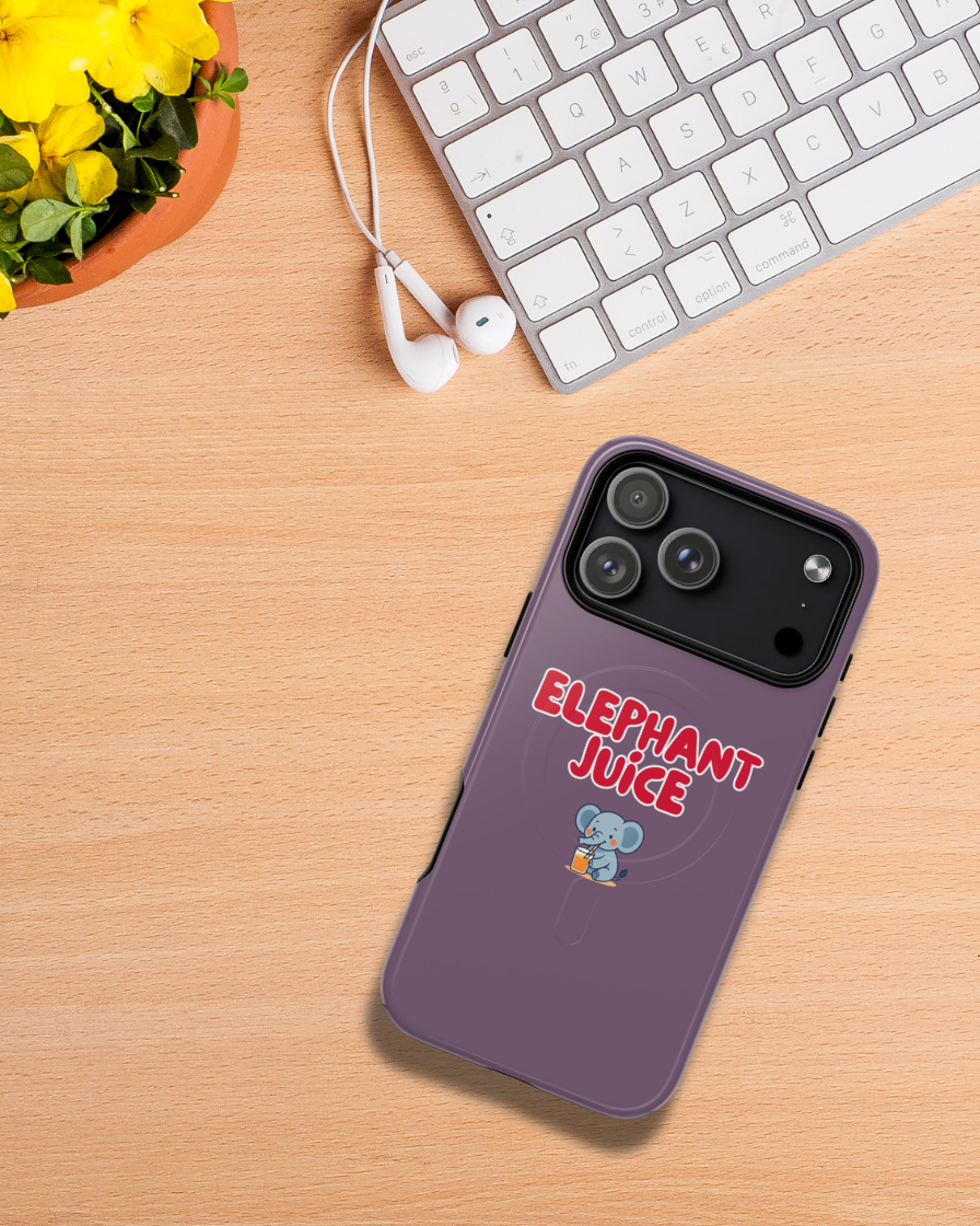 Elephant Juice Colourful Phone Case 🐘