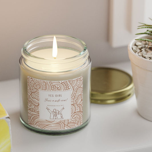 Congratulations on Becoming a Wife Candle