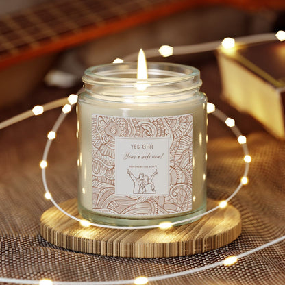 Congratulations on Becoming a Wife Candle