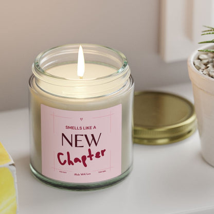 Personalised A New Chapter Candle