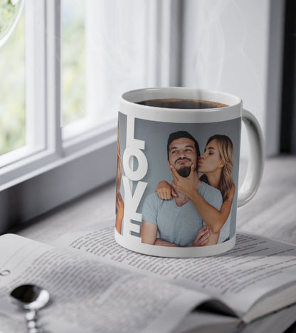 Personalised I Love You Photo Mug
