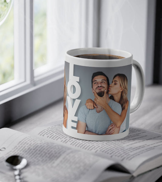 Personalised I Love You Photo Mug