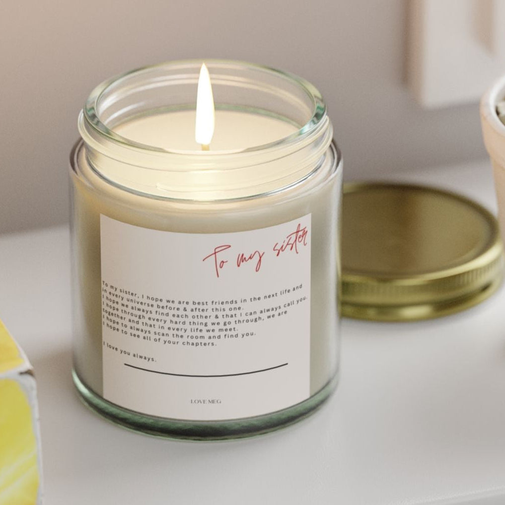 Personalised Affirmation Candle 🤍