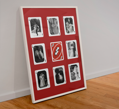 Personalised Uno Reverse I Love you more Photo Print ♥️