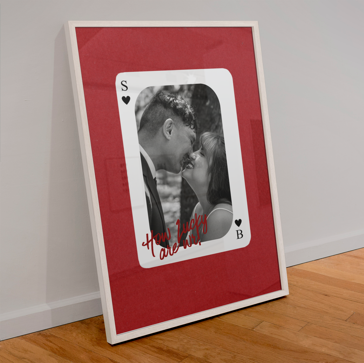 Personalised Playing Card Photo Print ♥️