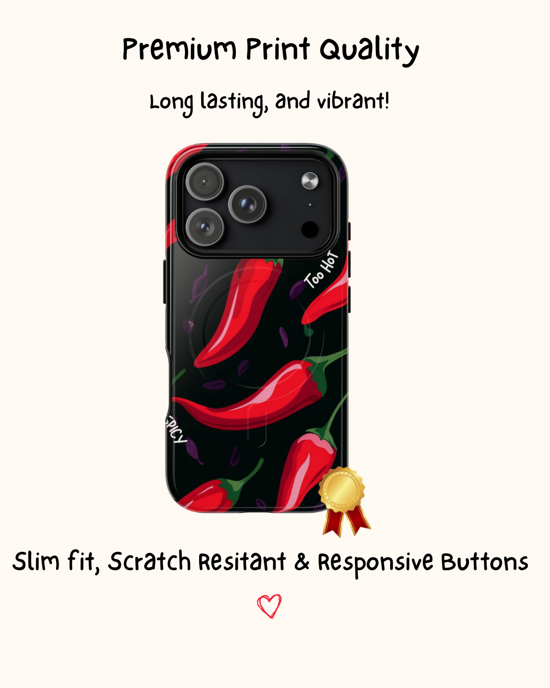 Hot Chili Magnetic Phone Case  🌶️