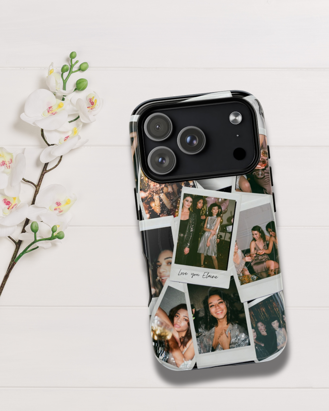 Personalised Polaroid Photo Collage IPhone Case ❤️