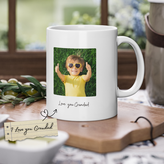 Personalised Photo & Handwriting Mug