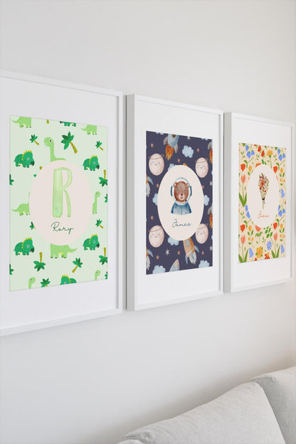 Personalised Children’s Name Nursey Print