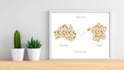 Personalised location love map