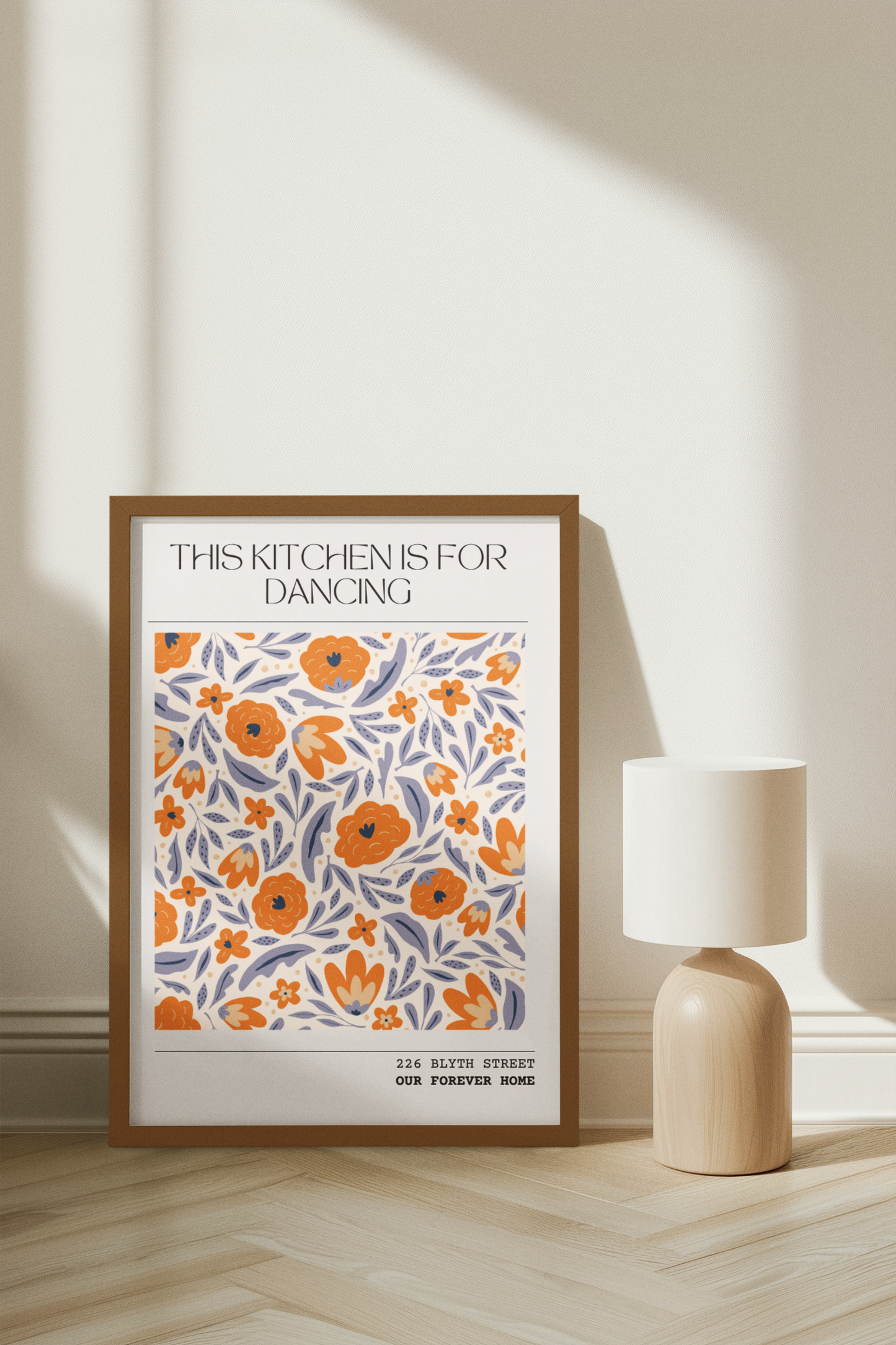 This Kitchen is for Dancing - Personalised Home Art Print