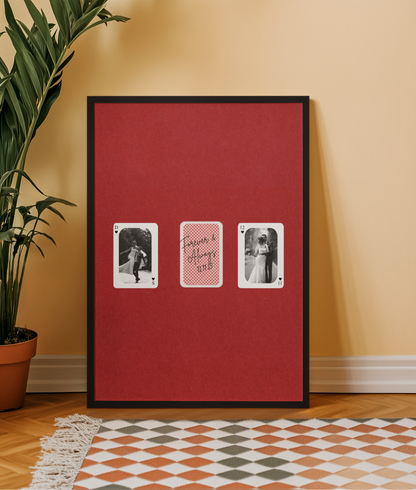 Custom Couple Playing Card Print 💌