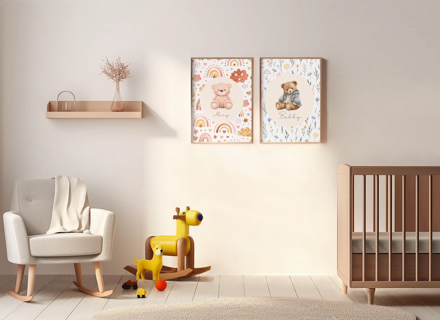 Personalised Baby Name Decor 🤍