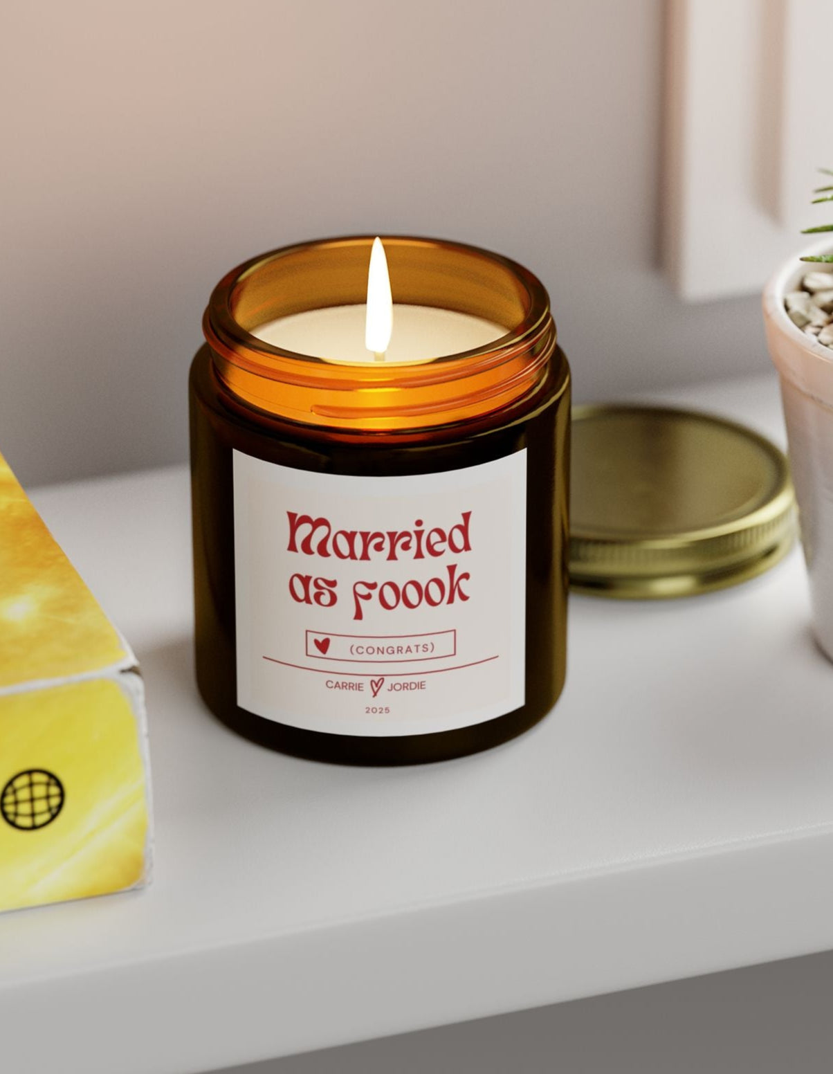 Married as Foook Scented Candle