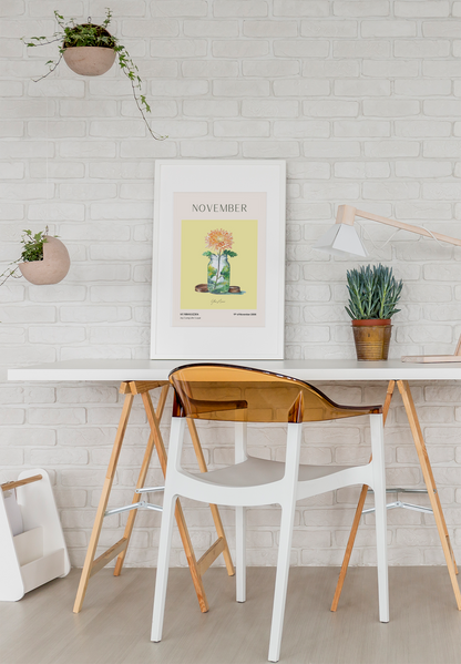 Personalised Birth Flower Print