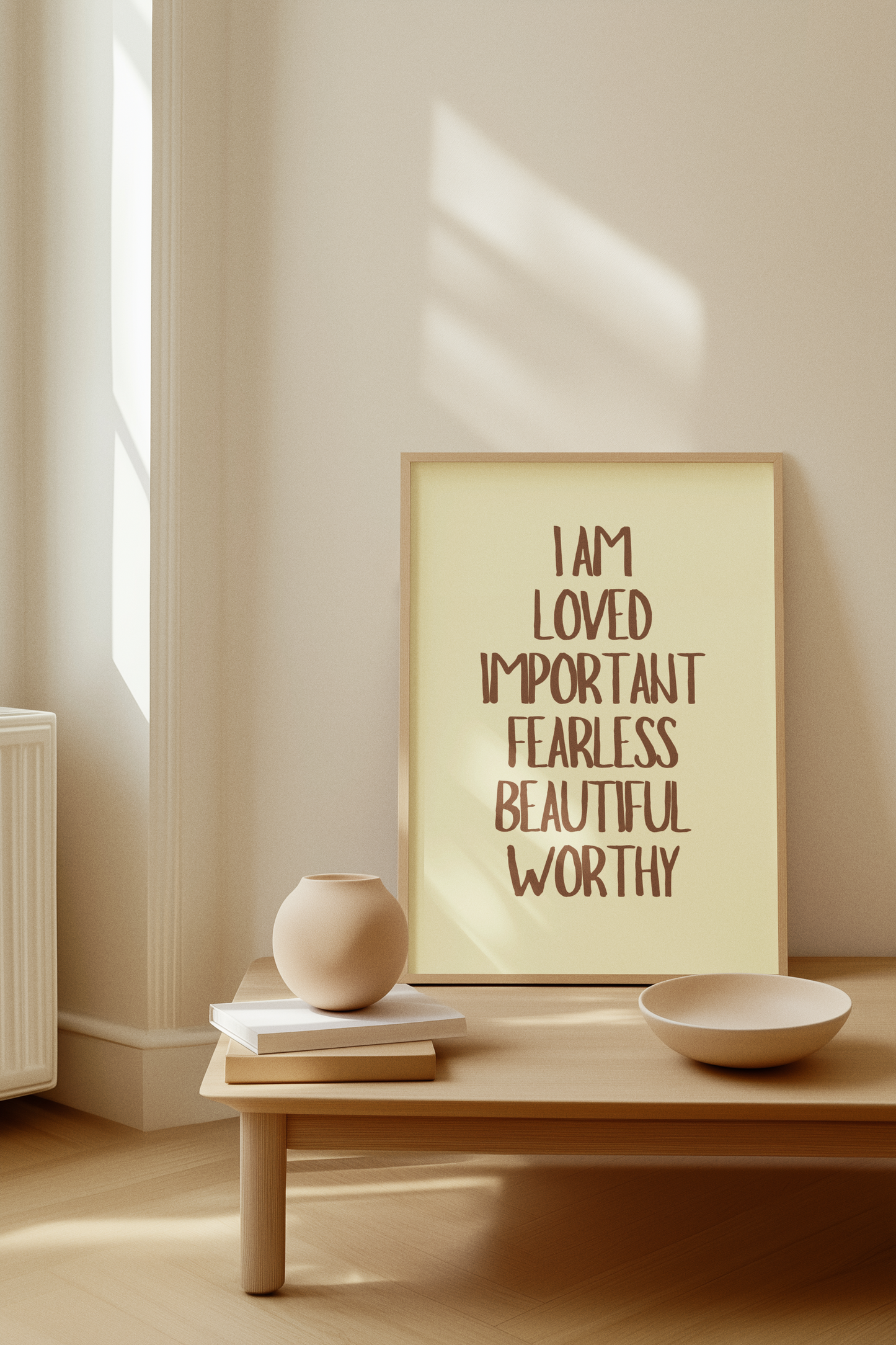 Minimalist Affirmation Wall Art Print