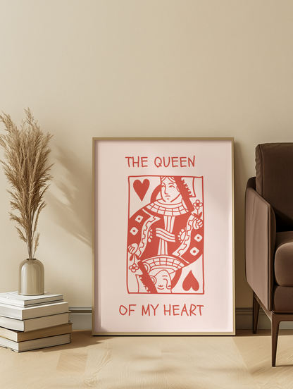 King & Queen Card Print