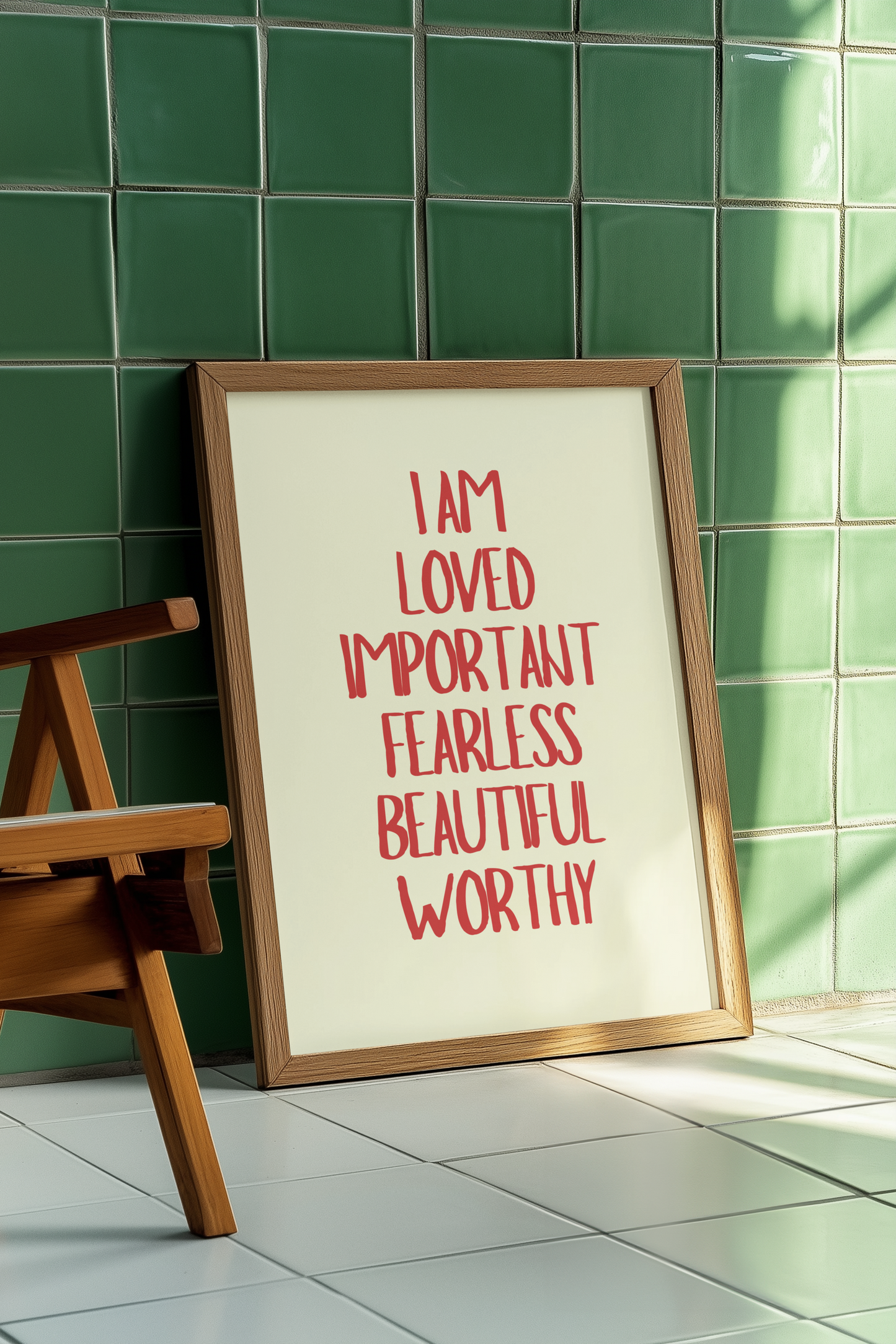 Minimalist Affirmation Wall Art Print