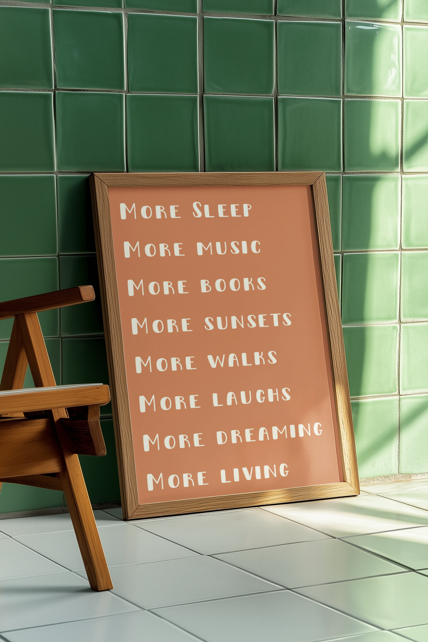 More Living Motivational Print