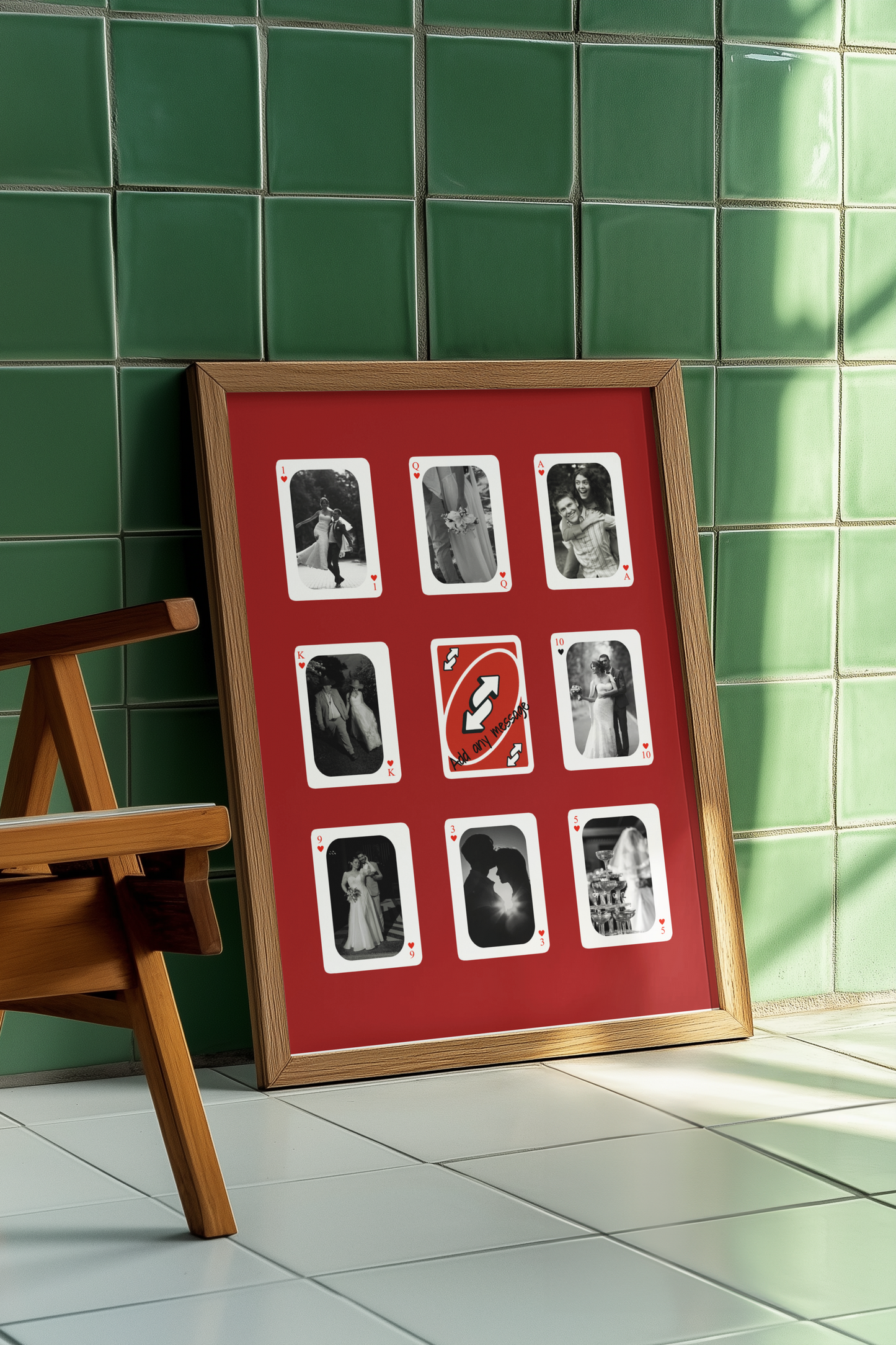 Personalised Uno Reverse I Love you more Photo Print ♥️