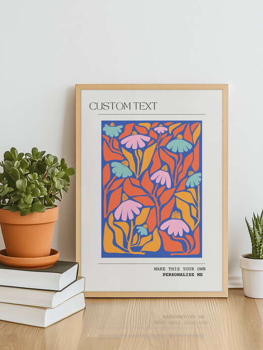 Vibrant Bloom Custom Art Print