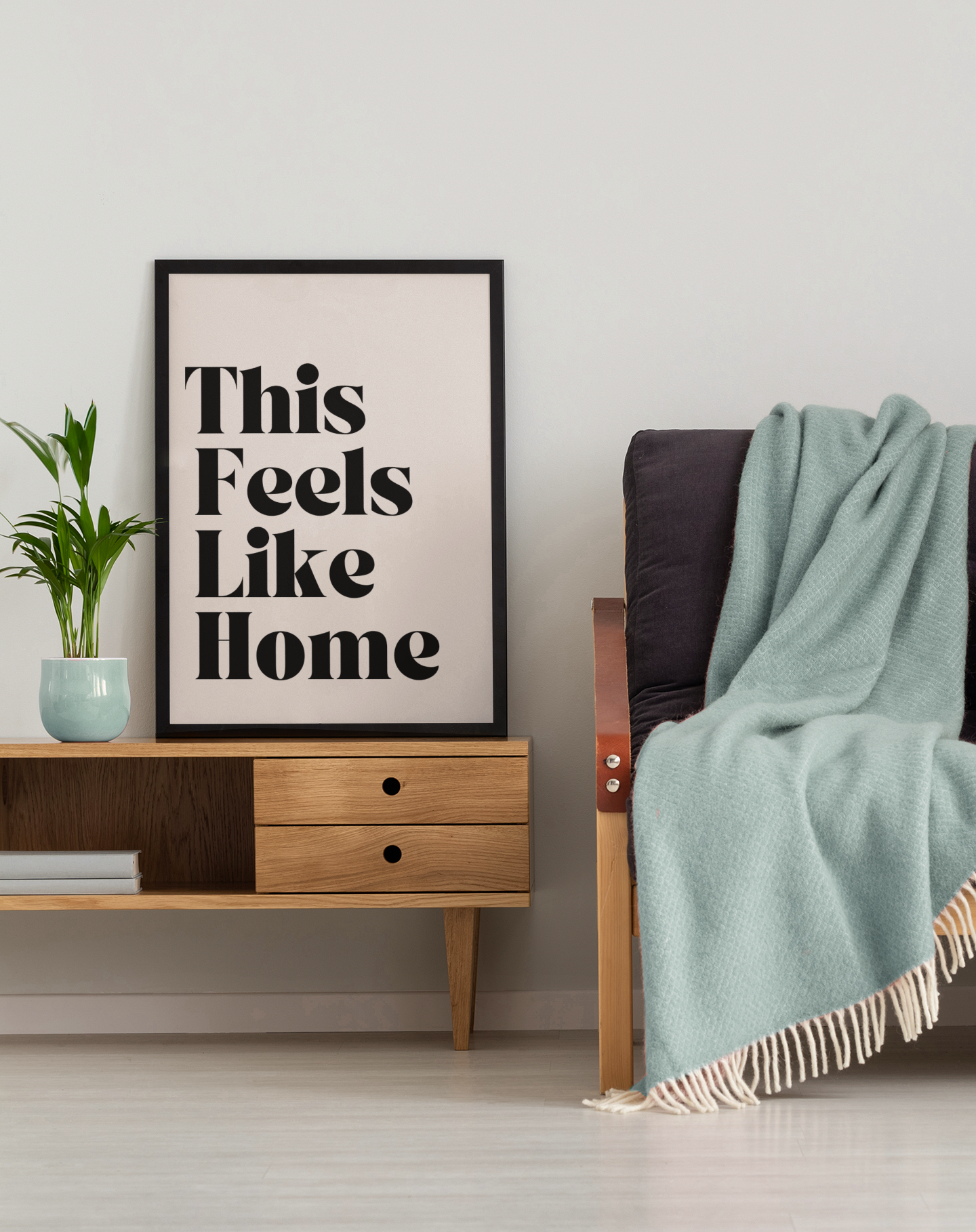 This Feels Like Home - Classic Typography Art Print