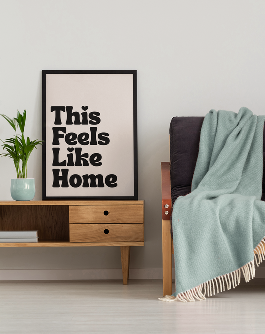 This Feels Like Home - Contemporary Comfort Art Print